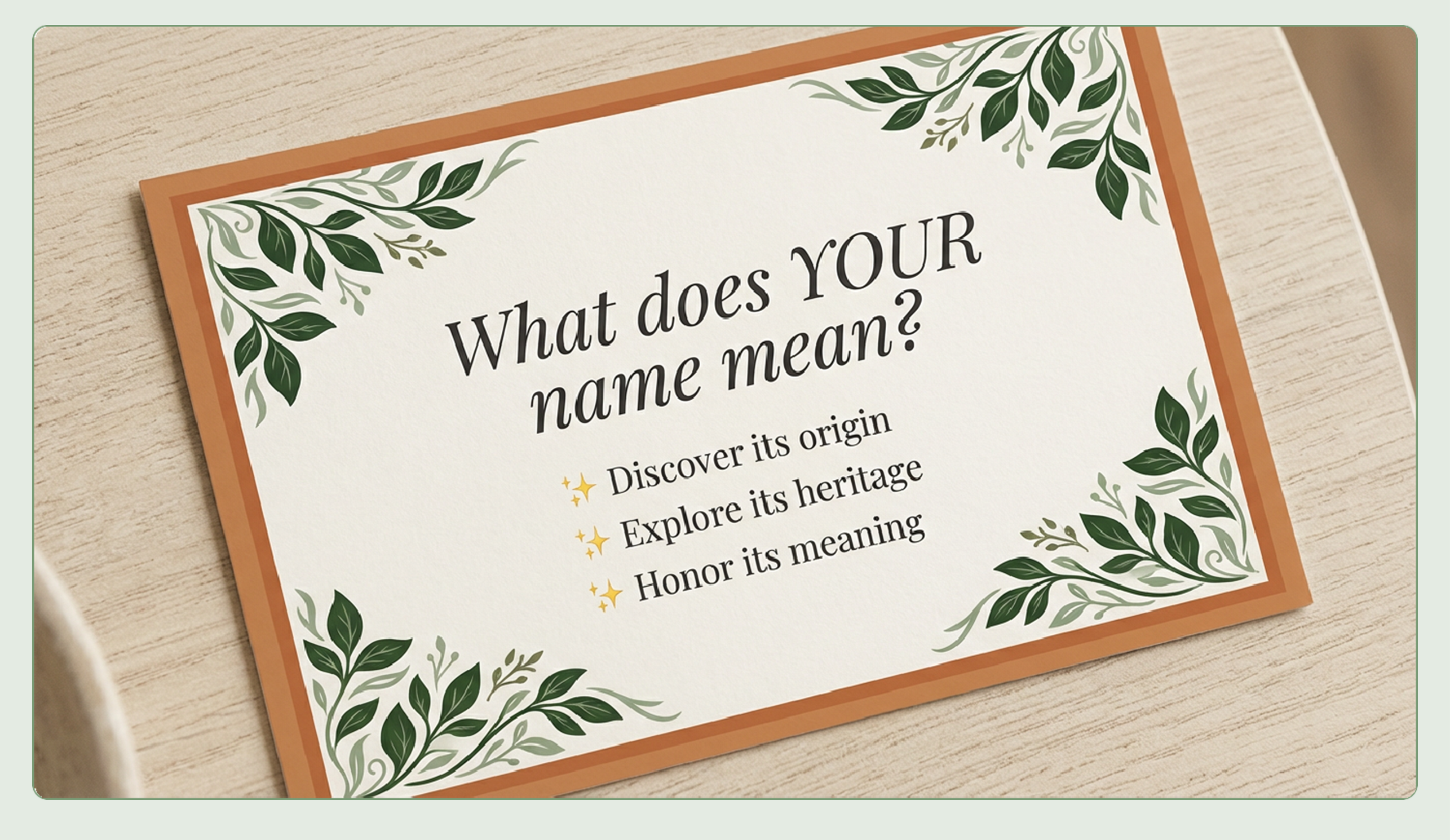 What does your name mean